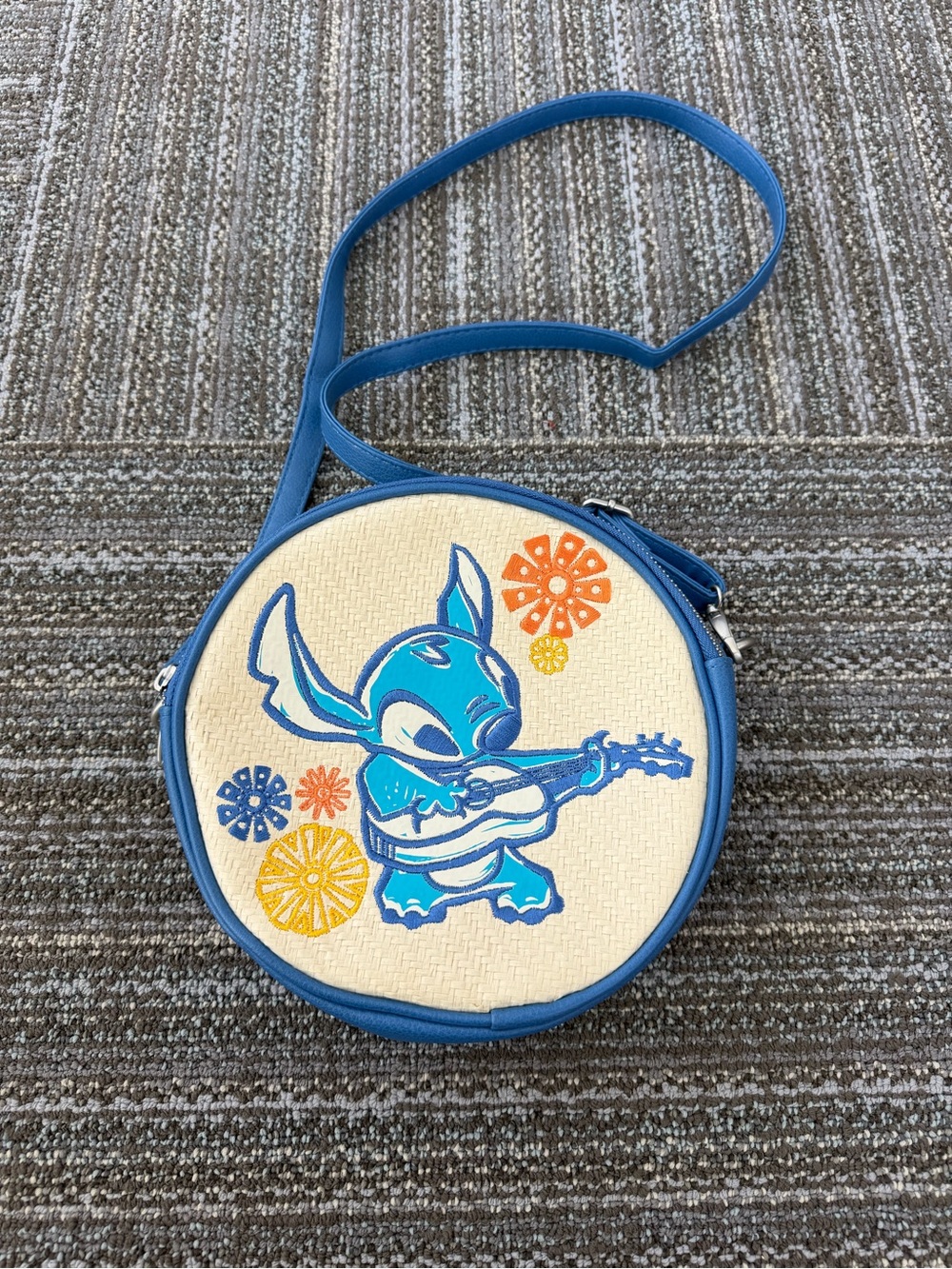 Disney | Blue Stitch Round Crossbody